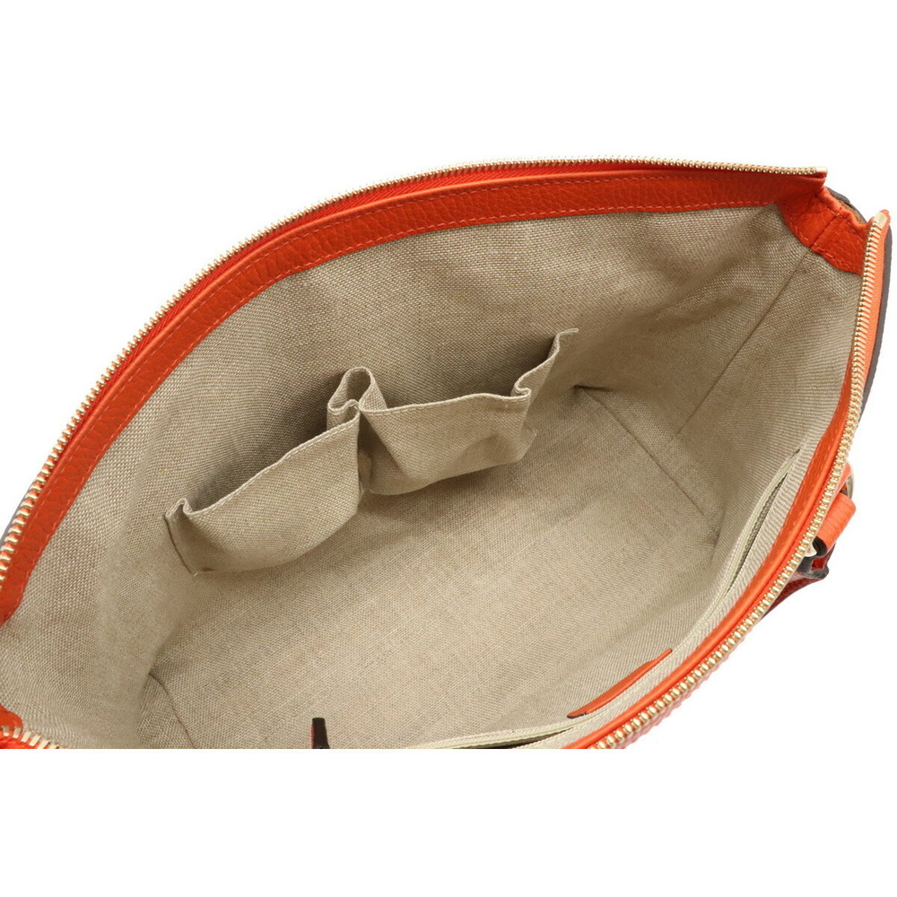 Gucci Orange G Leather Interlocking Crossbody 2wa… - image 5